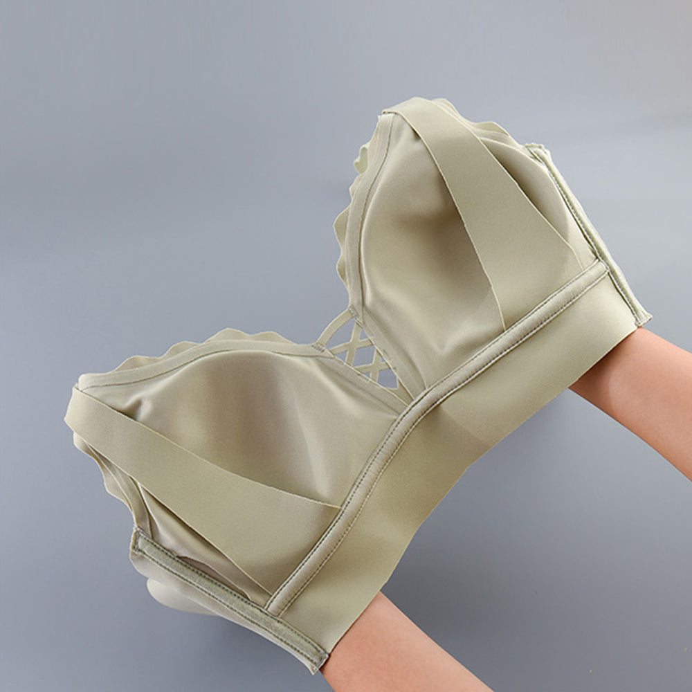 SUNVENO Maternity Feeding Bra - Green L(36)