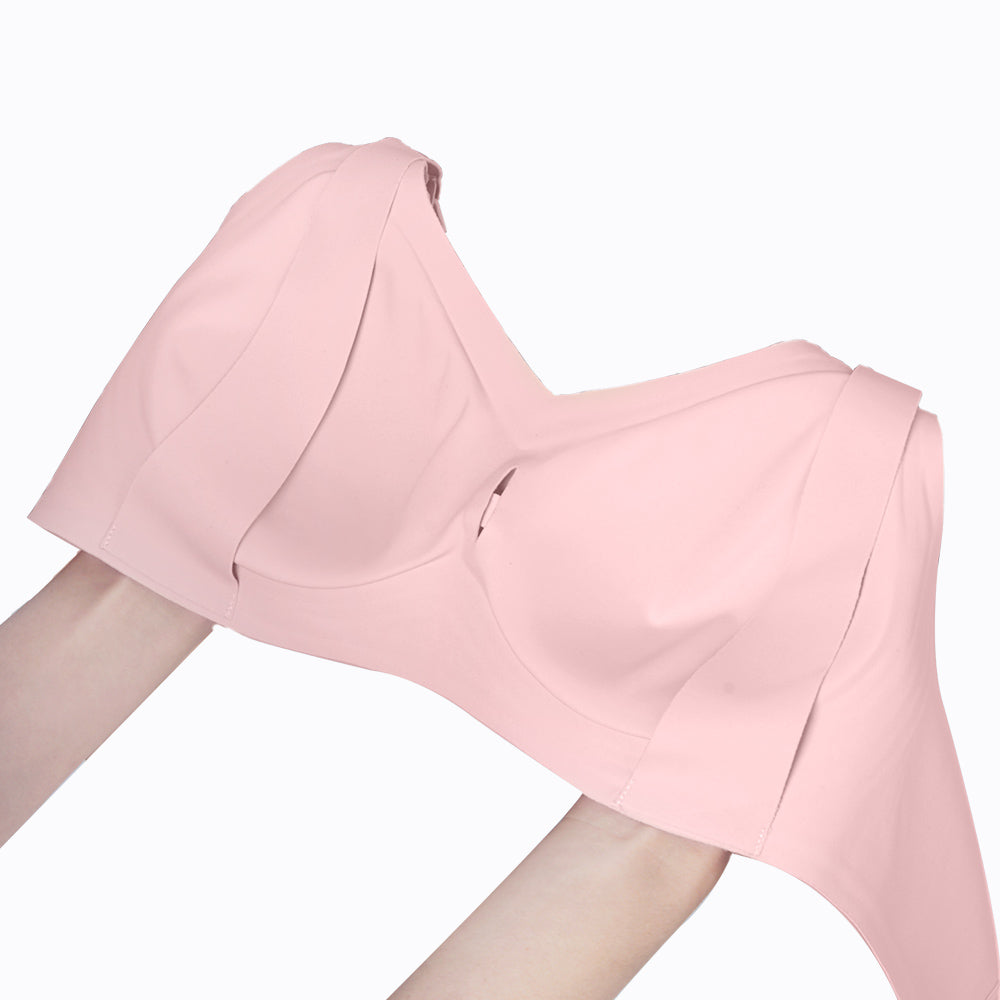 SUNVENO Maternity Feeding Bra Pink - XL