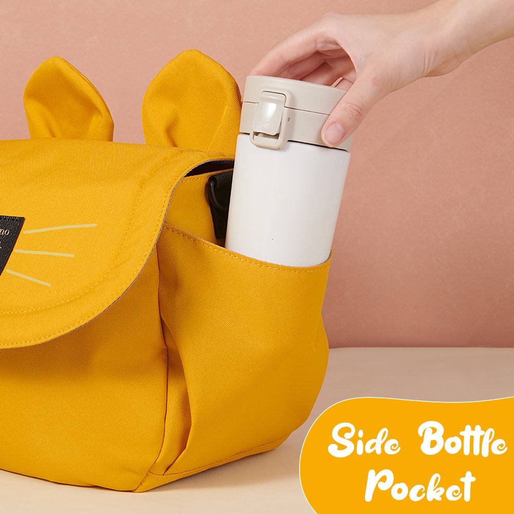 SUNVENO Meow Stroller Diaper Bag - Yellow