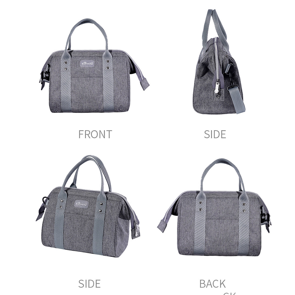 SUNVENO Mini Grab and Go Diaper Bag - Grey