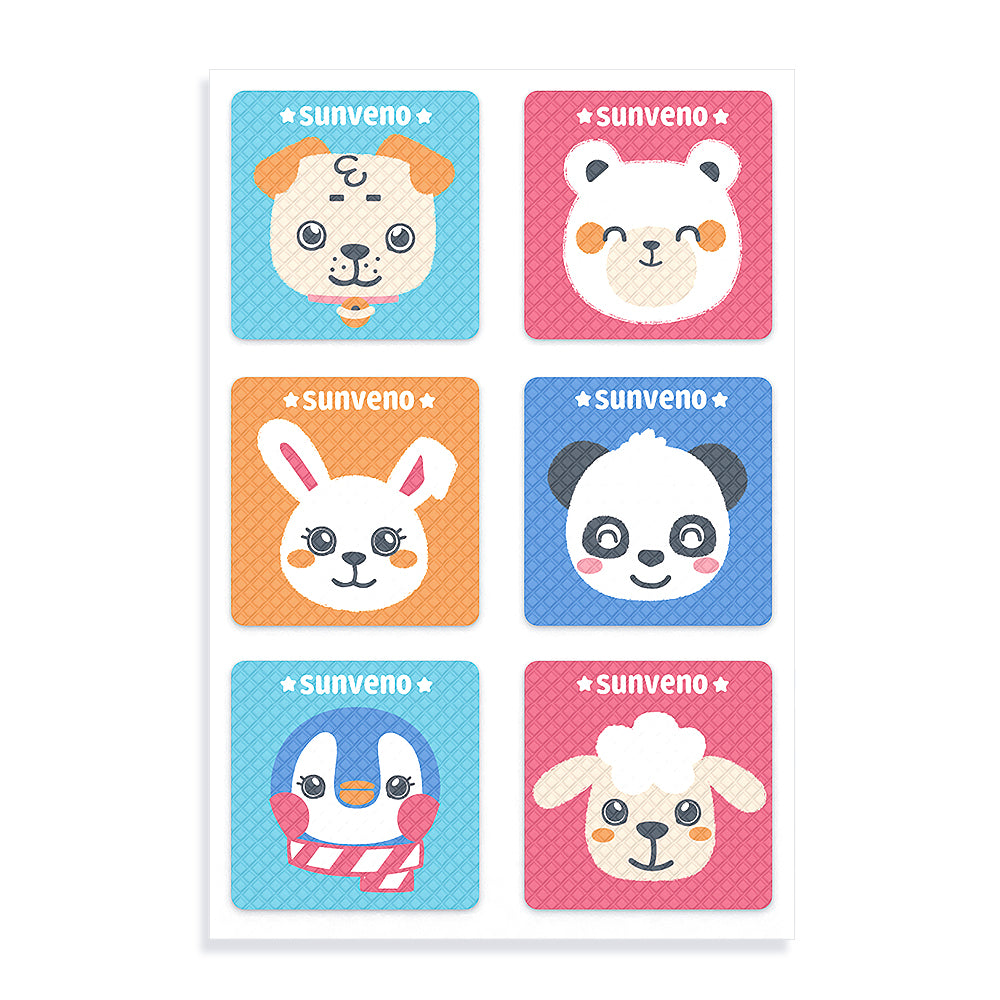 NOHOO Kids Re - usable Face Mask - Panda - Blue