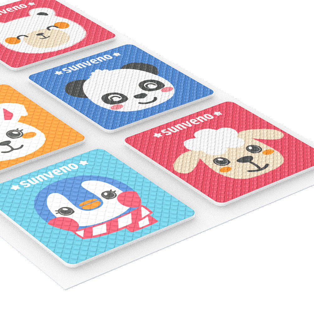 NOHOO Kids Re - usable Face Mask - Panda - Blue