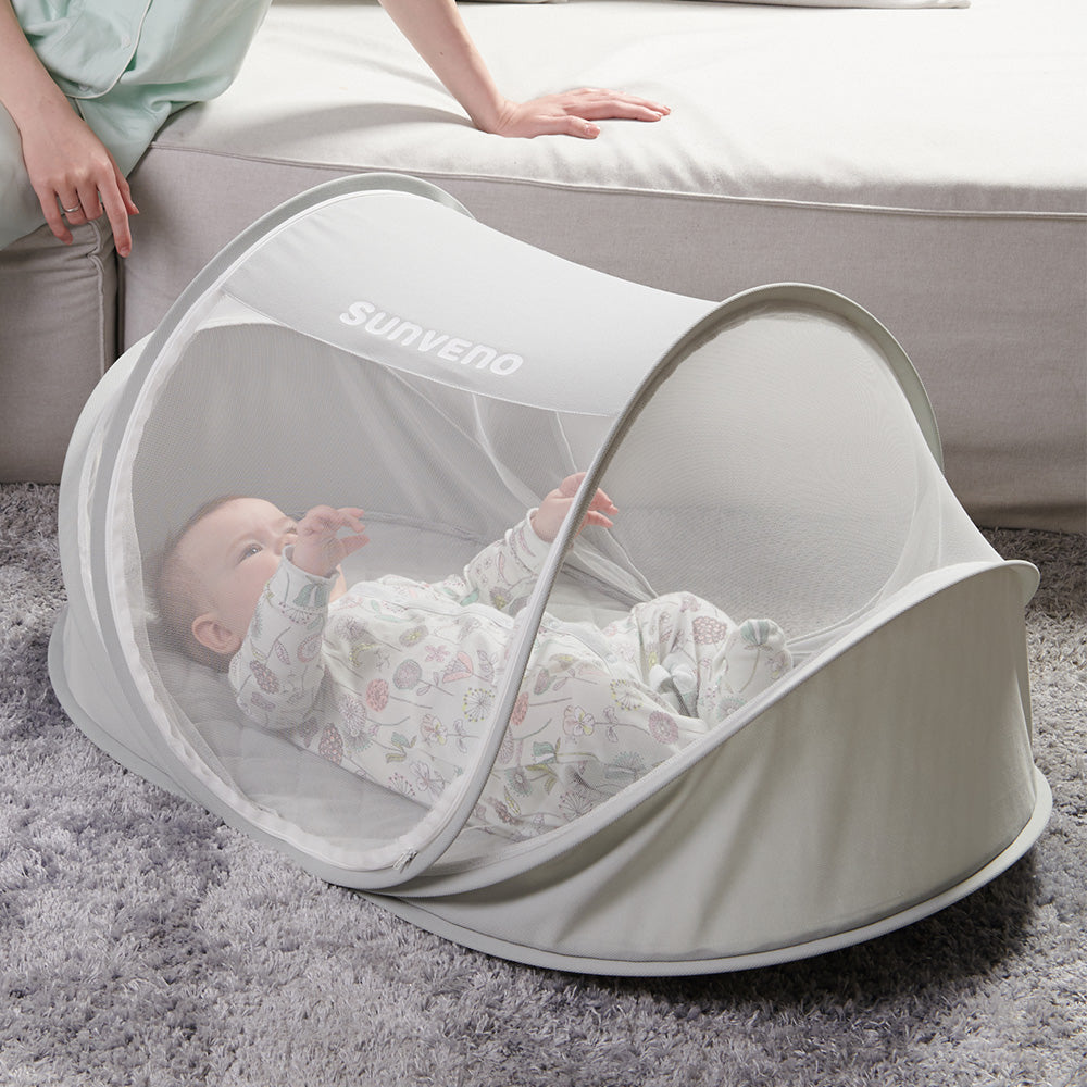 SUNVENO Portable Baby Bed w/t Mosquito Net