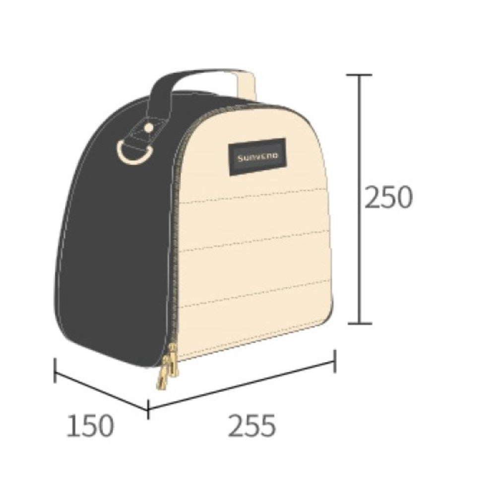 Sunveno Thermal Insulated Lunch Bag/Milk Bag - Gold Large