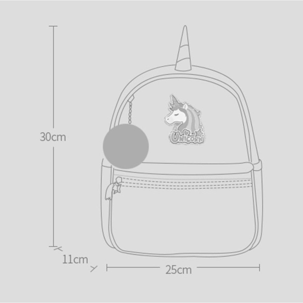 SUNVENO Unicorn Sparkle Backpack - Pink