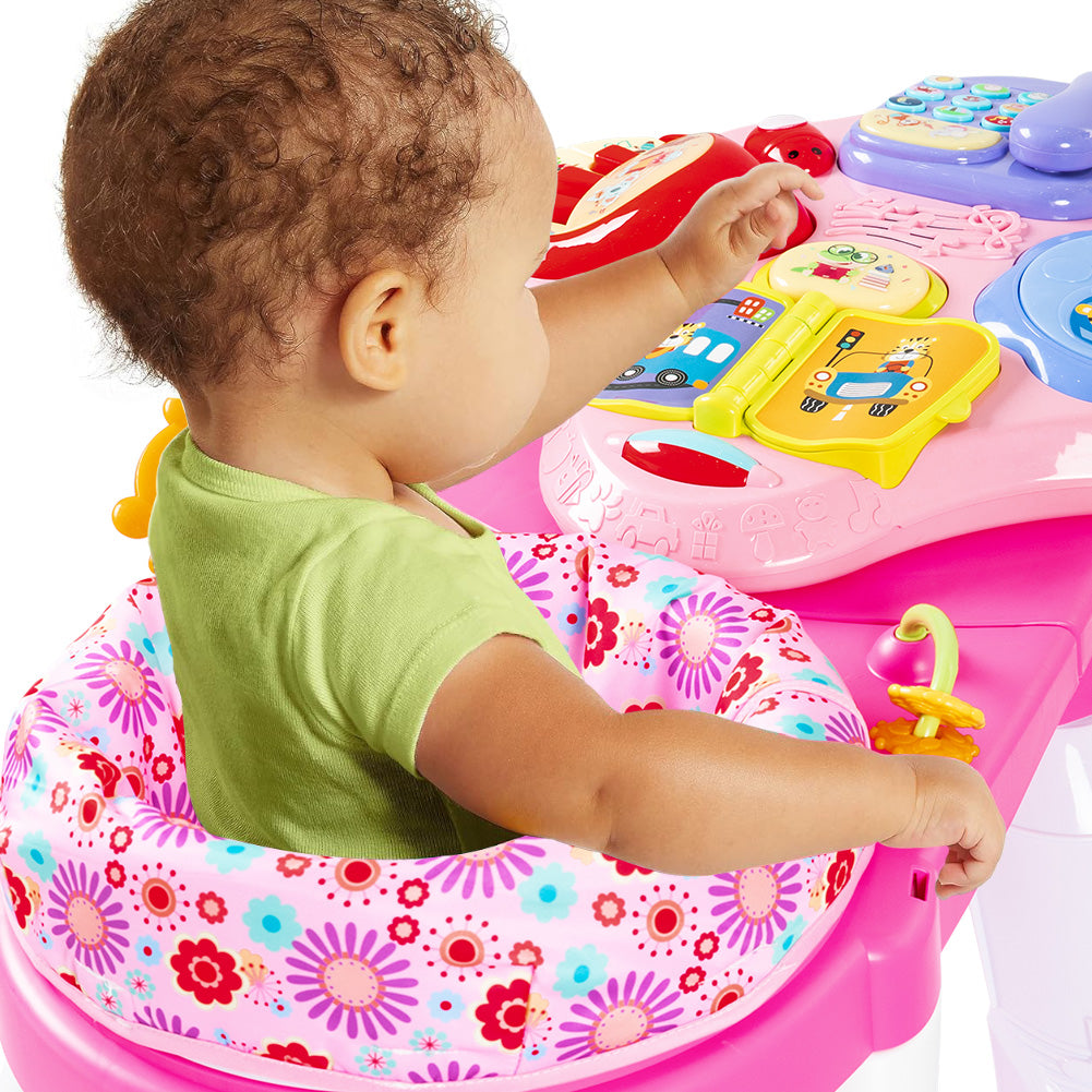 TEKNUM 3-in-1 Walker/Activity Center- Pink