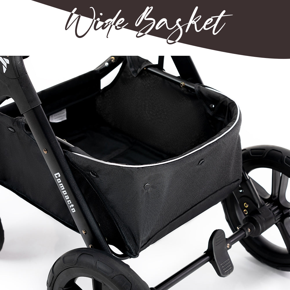 TEKNUM 3in1 Compacto Travel Stroller - Dark Grey