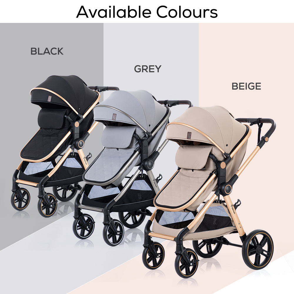 TEKNUM 3in1 Travel Prime Stroller - Grey