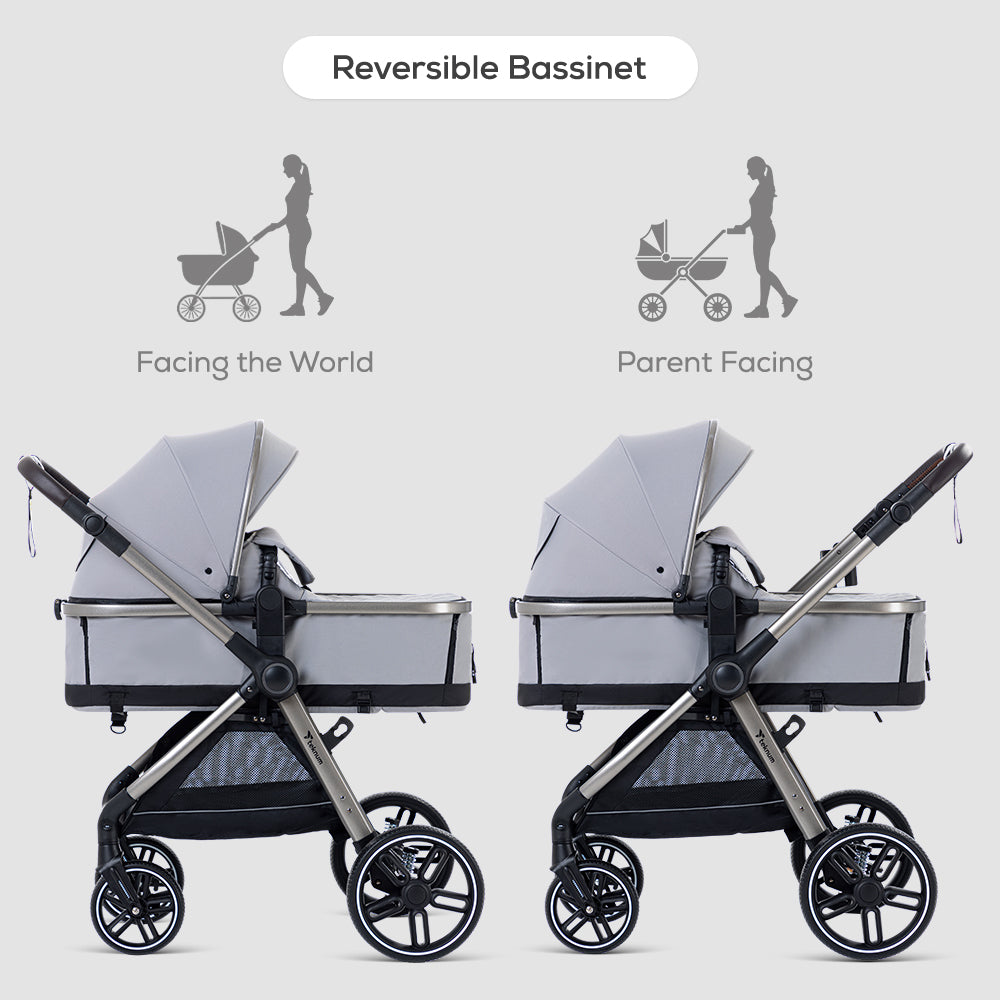 TEKNUM 3in1 Travel Prime Stroller - Grey