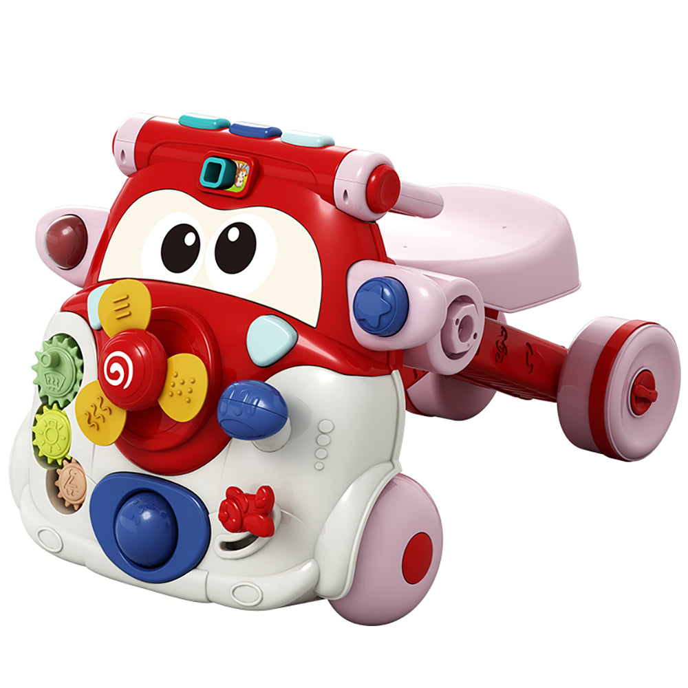 TEKNUM 3 - IN - 1 Baby Walker/Kids Cycle/Scooter Skates w/Musical keyboard - Red