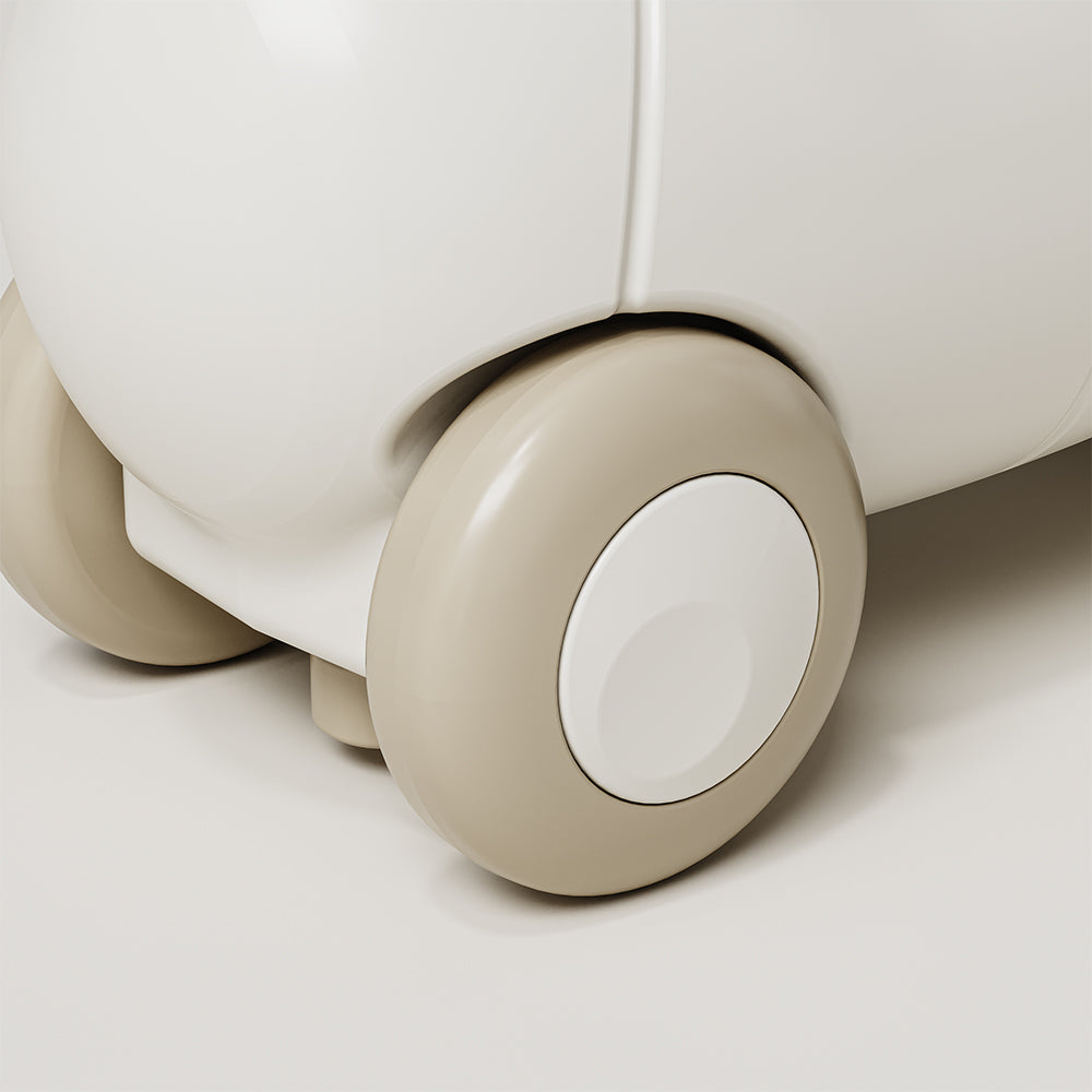 TEKNUM 5-in-1 Rocking Horse/Push Car/Balance Bike - White