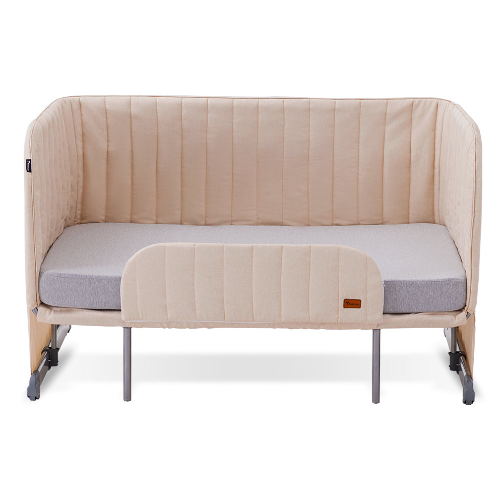 TEKNUM All In One, 0-4 Years Bedside Crib Cot & Sofa Expansion Pack - Ivory