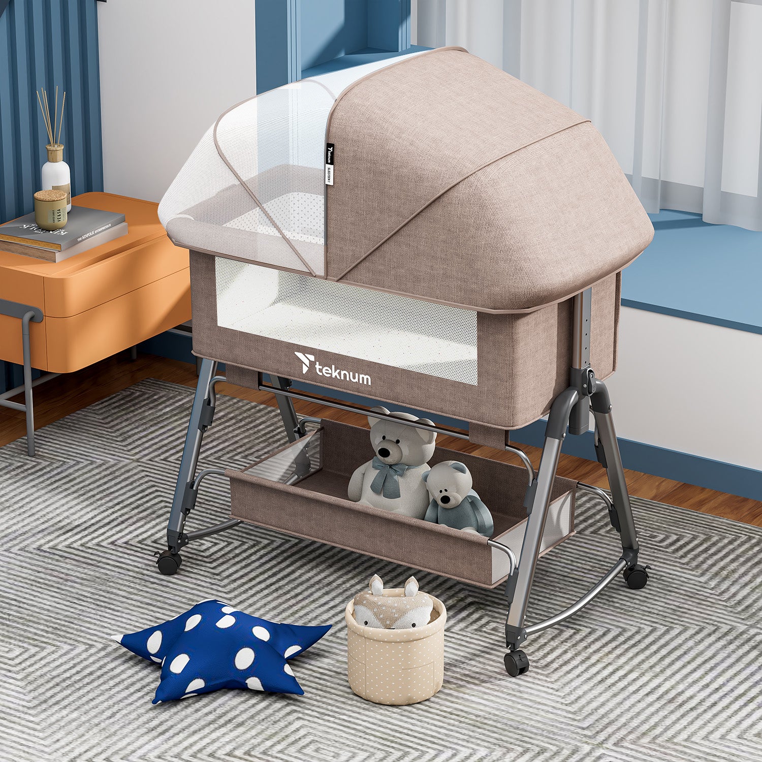 TEKNUM Bedside SLEEPZEN 1 - Grey