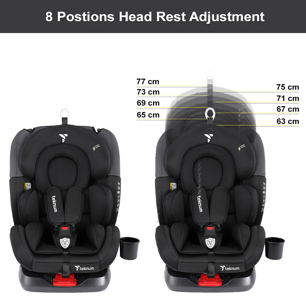 TEKNUM Evolve 360° Car Seat 0 - 12yrs Black with Isofix