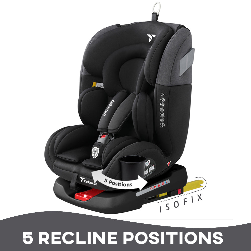 TEKNUM Evolve 360° Car Seat 0 - 12yrs Black with Isofix