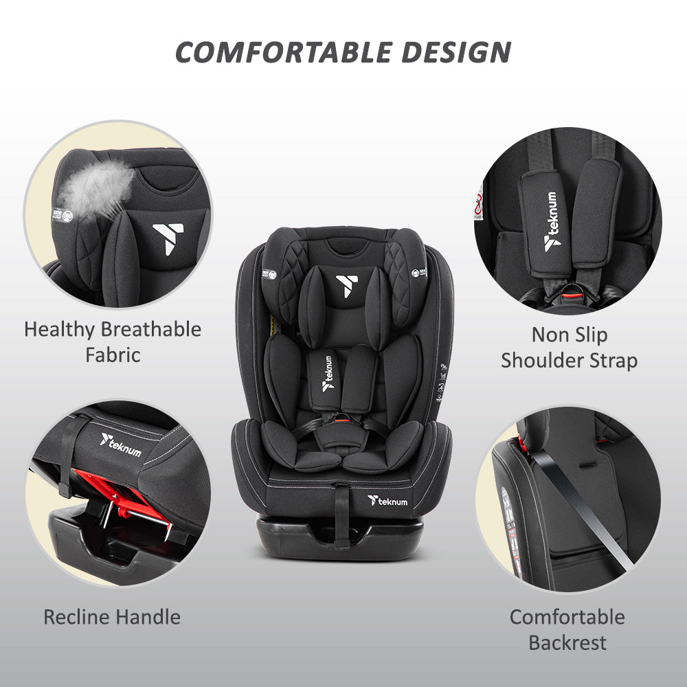 TEKNUM Evolve 2 Car Seat 0-12yrs - Black