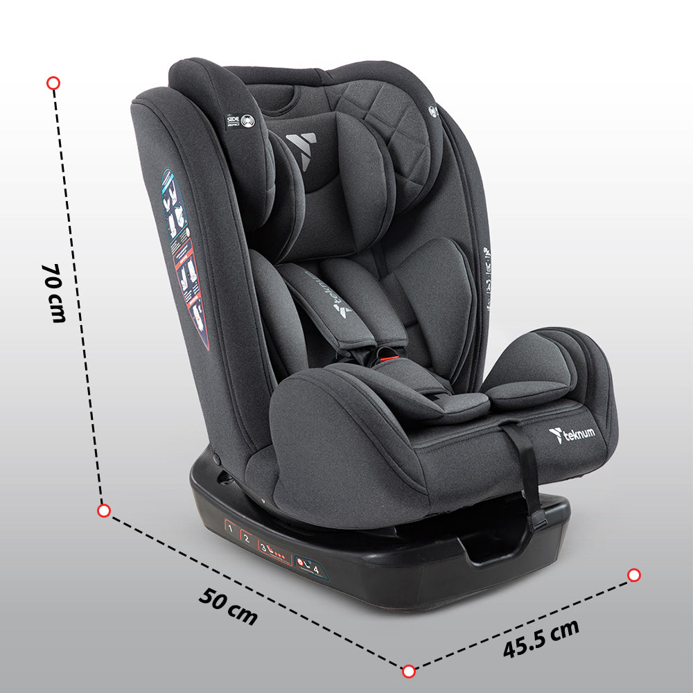 TEKNUM Evolve 2 Car Seat 0-12yrs - Grey
