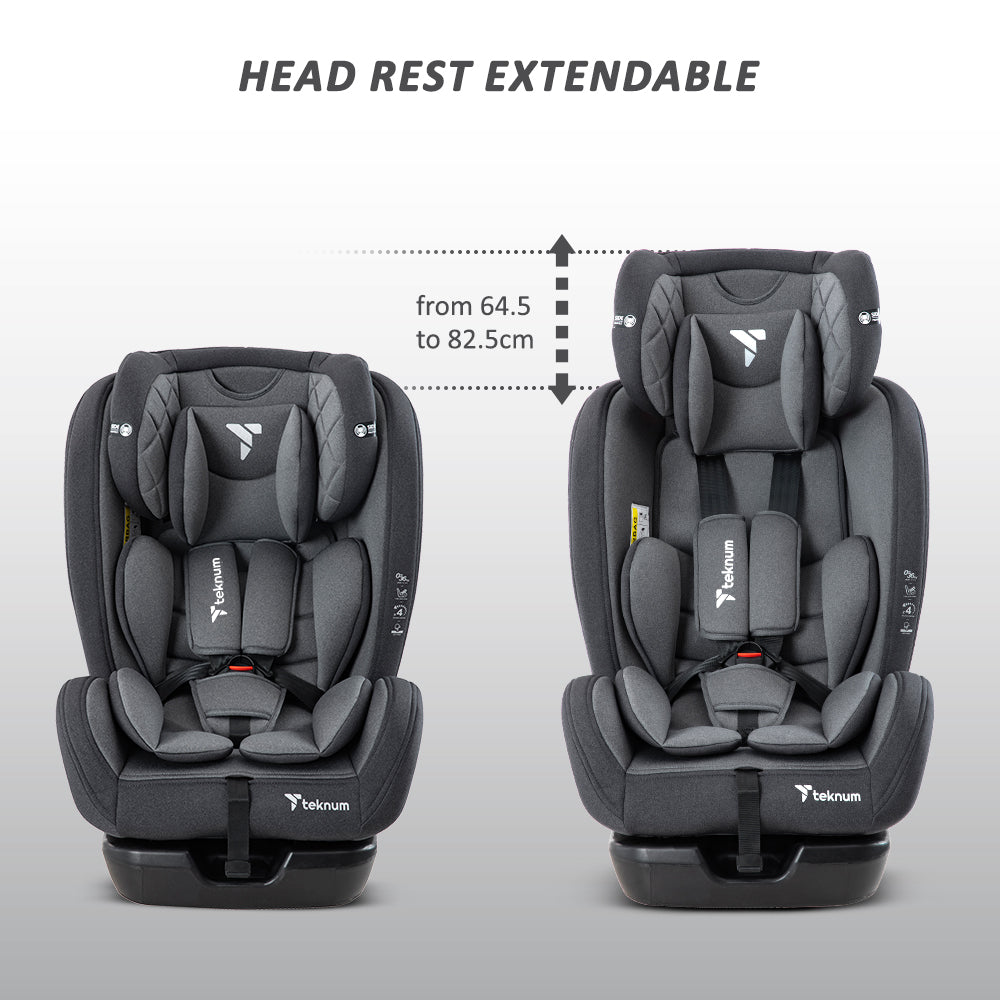 TEKNUM Evolve 2 Car Seat 0-12yrs - Grey