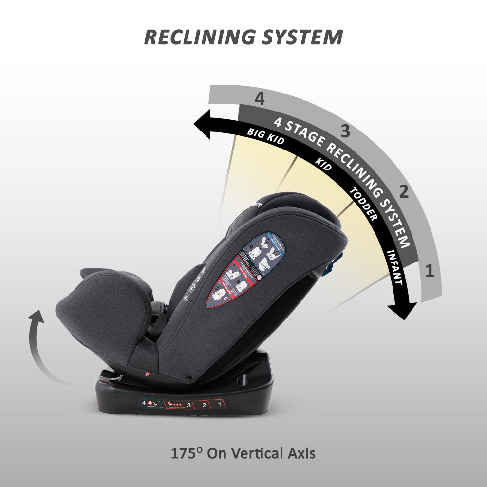 TEKNUM Evolve 2 Car Seat 0-12yrs - Grey