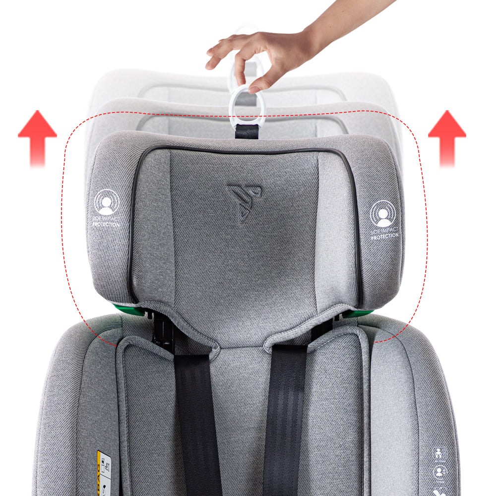 TEKNUM Evolve Prime iSize Car Seat with Isofix - Grey