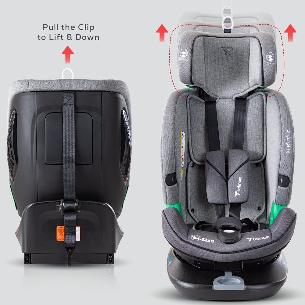 TEKNUM Evolve Prime iSize Car Seat with Isofix - Grey