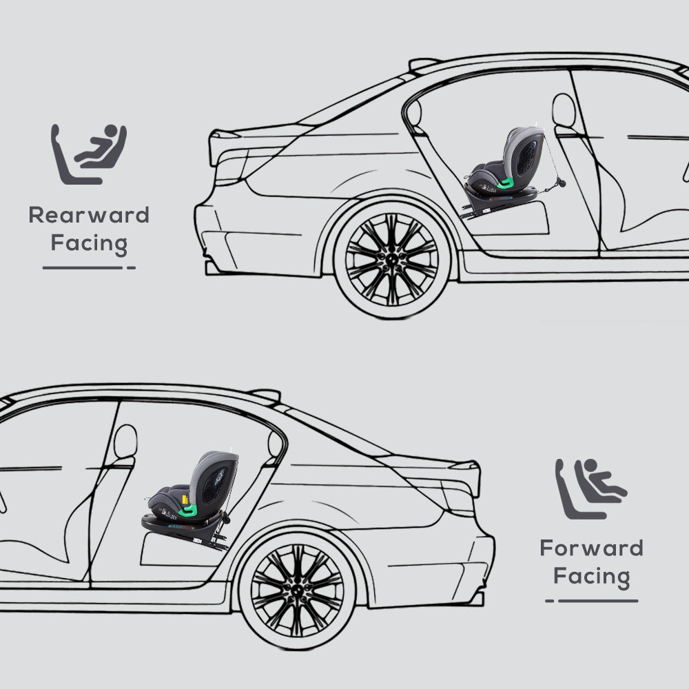 TEKNUM Evolve Prime iSize Car Seat with Isofix - Grey