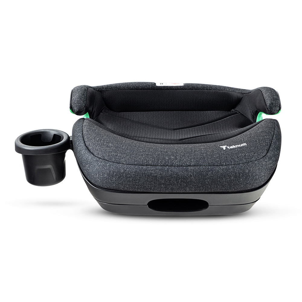 TEKNUM Car Seat I-Size Booster with 4 Reclining Mode & Isofix - Grey