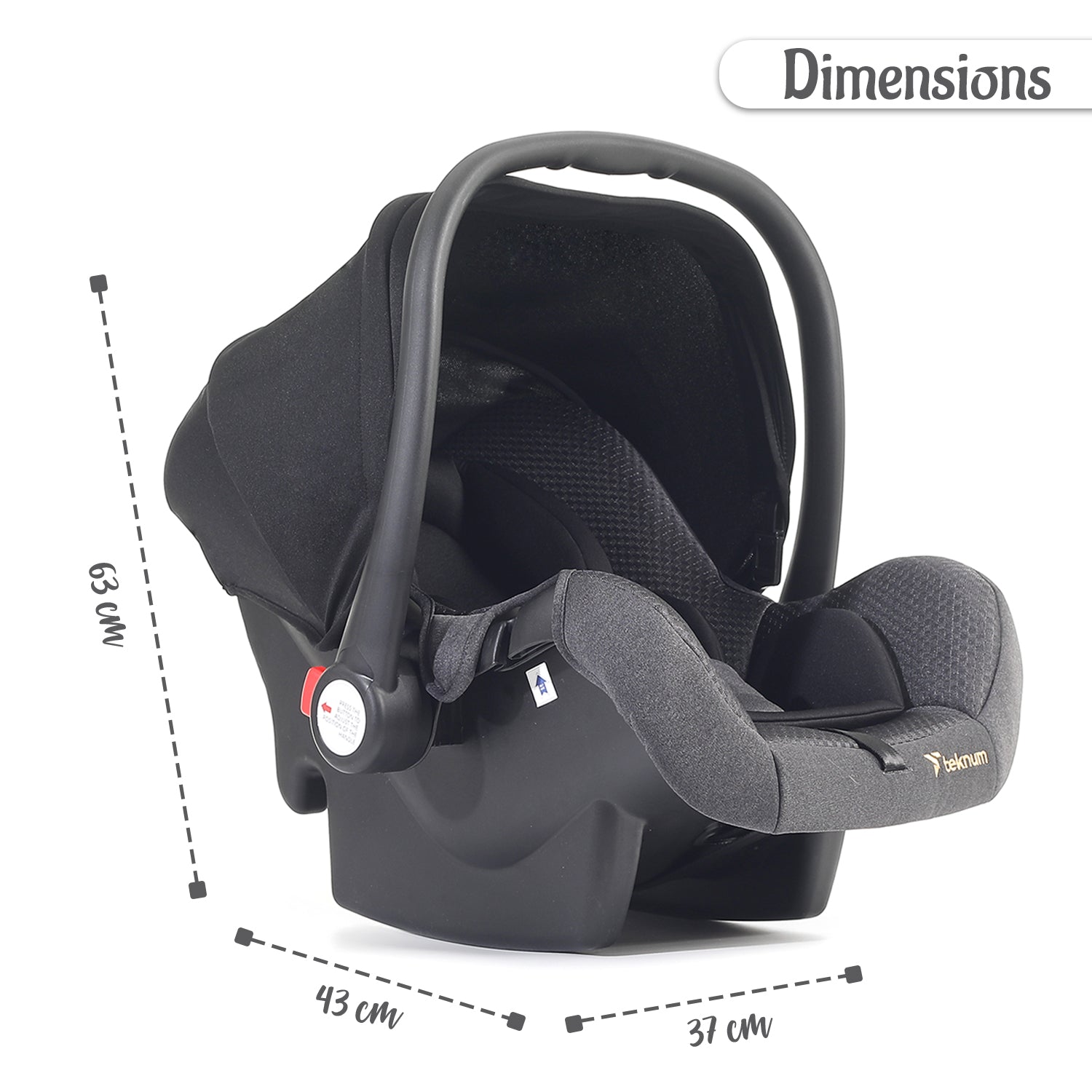 TEKNUM STROLL-1 Baby Car Seat - Black