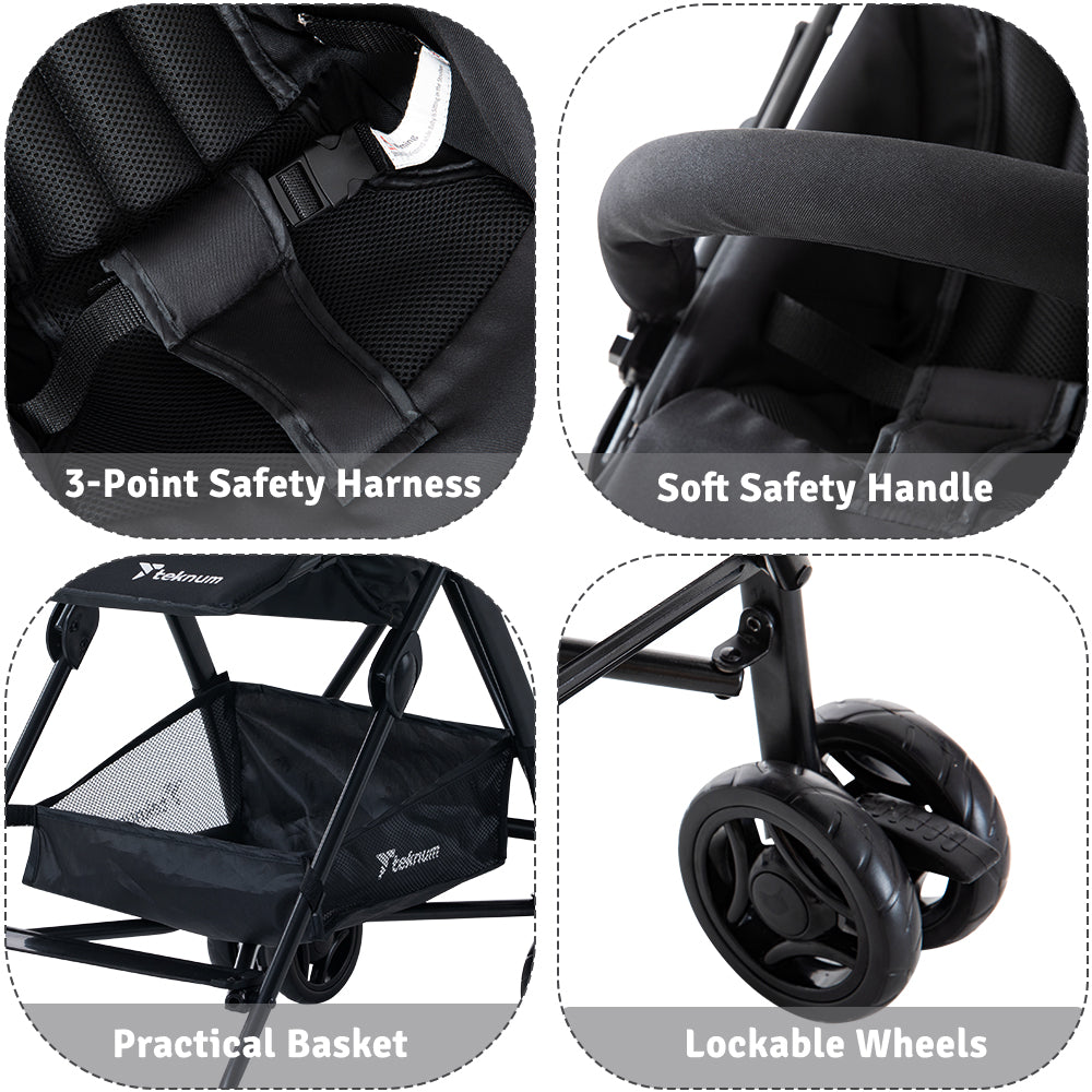 TEKNUM Eco Lite Stroller - Black