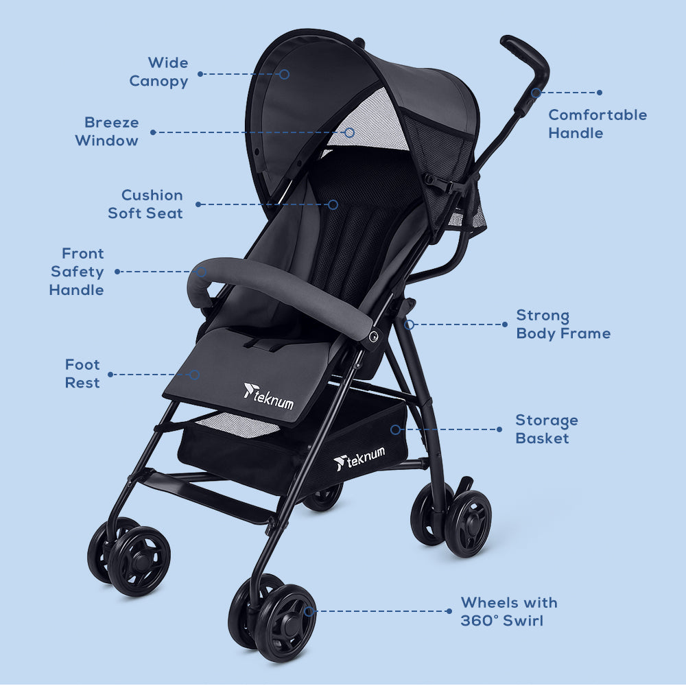 TEKNUM Eco Lite Stroller - Graphite