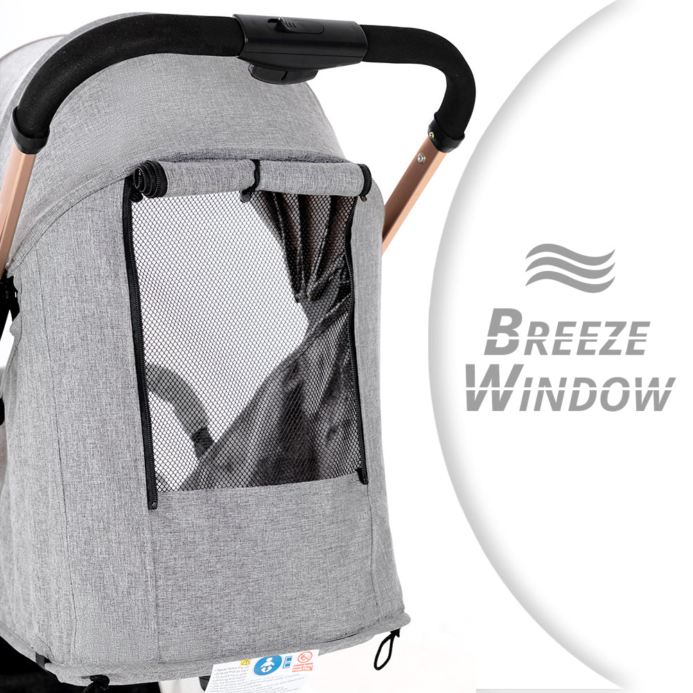 TEKNUM Explorer Travel Stroller - Grey