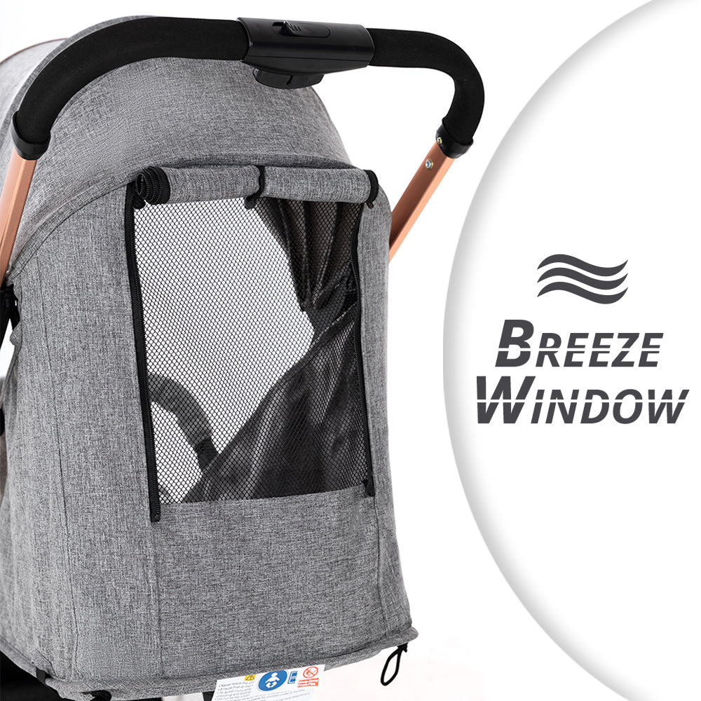 TEKNUM Explorer Travel Stroller - Melange Grey