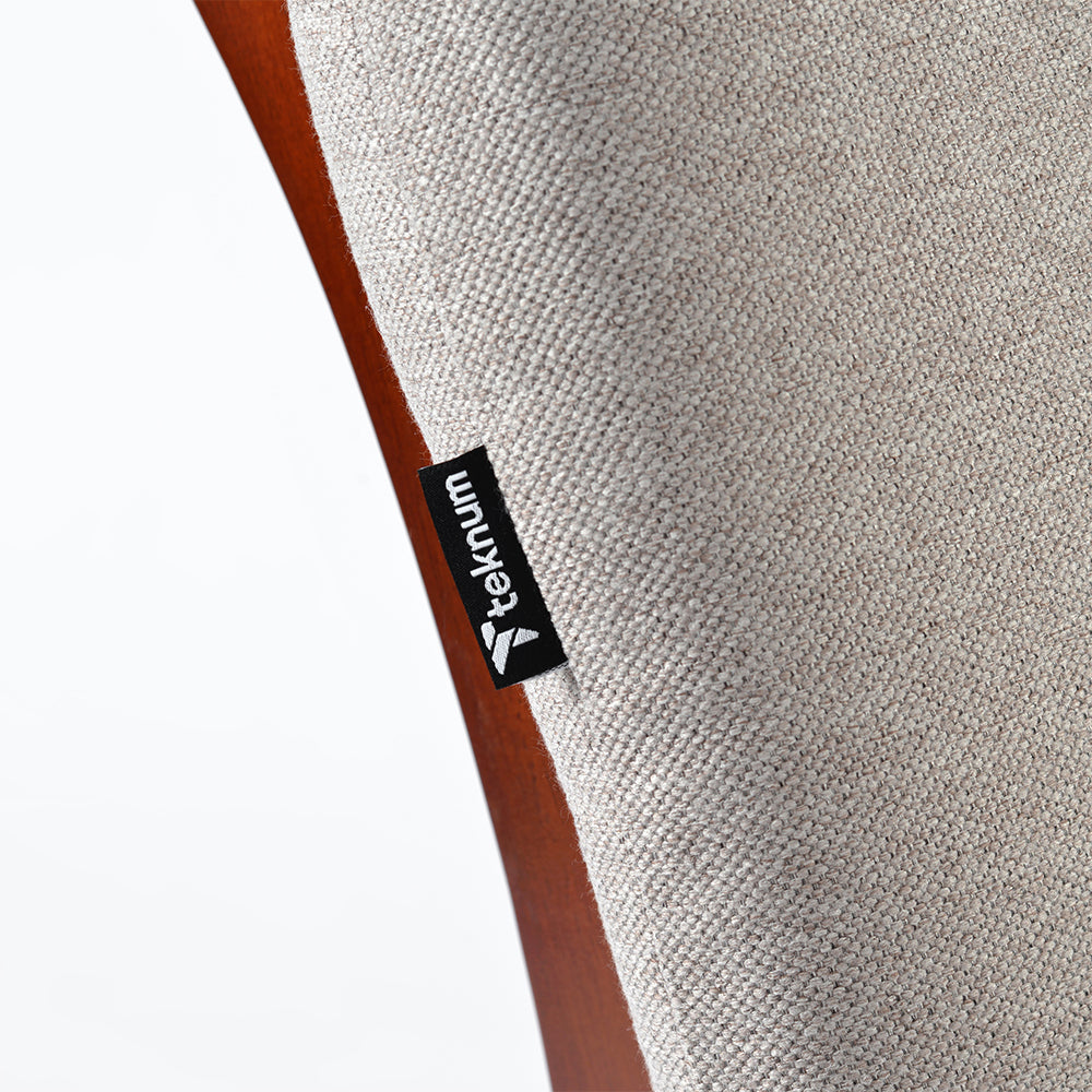 كرسي انزلاقي فاخر من TEKNUM مع طقم مسند قدم - بيج