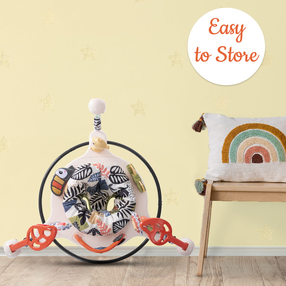 TEKNUM Baby Activity Jumper with Music and Toys - Blue