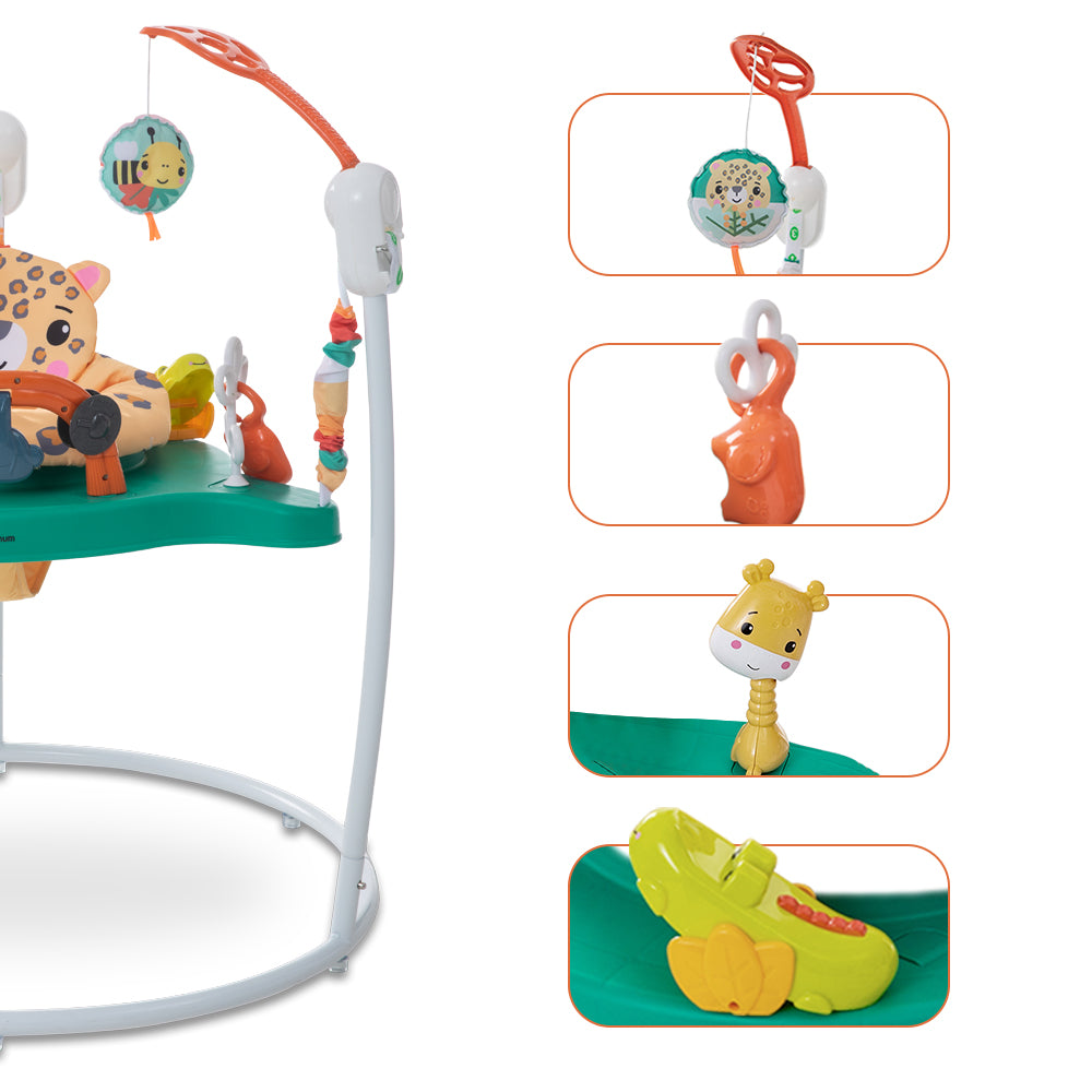 TEKNUM Baby Activity Jumper with Music and Toys - White