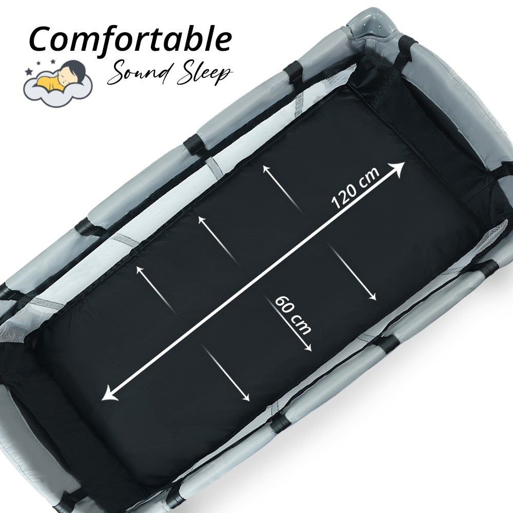 TEKNUM Astronaut Playard and Cot Grey