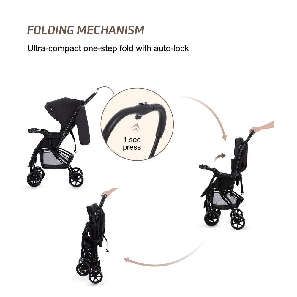 TEKNUM Look at Me Reversible 2 Stroller - Black