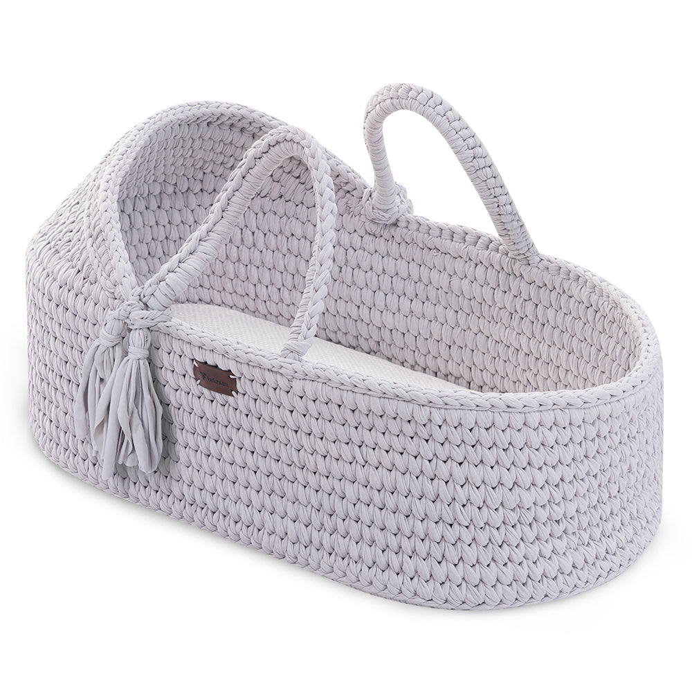 TEKNUM Moses Rope Basket - Grey