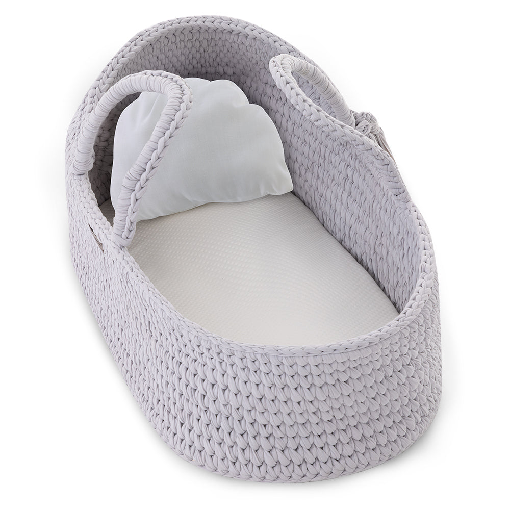 TEKNUM Moses Rope Basket - Grey