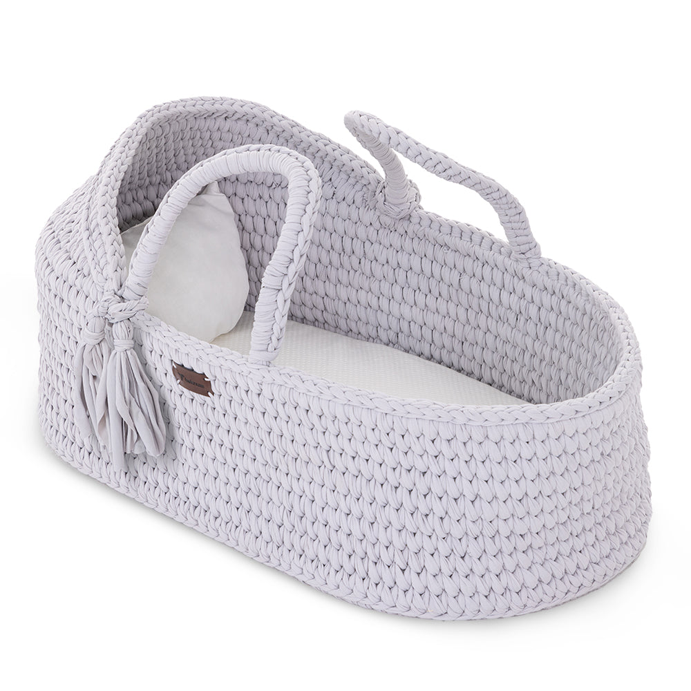 TEKNUM Moses Rope Basket - Grey