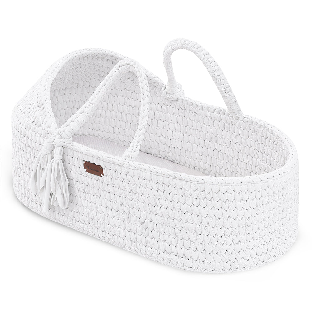 TEKNUM Moses Rope Basket - White