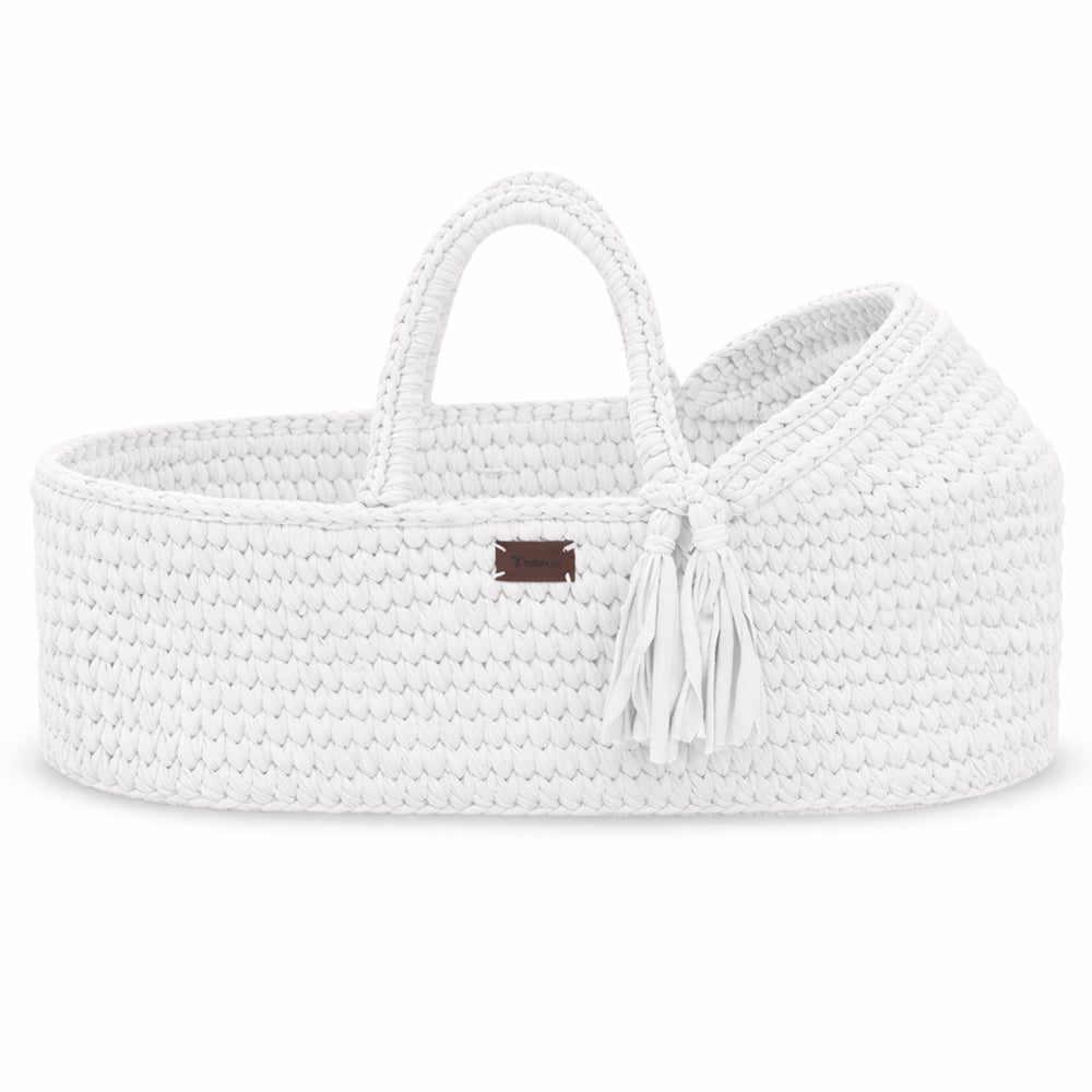 TEKNUM Moses Rope Basket - White