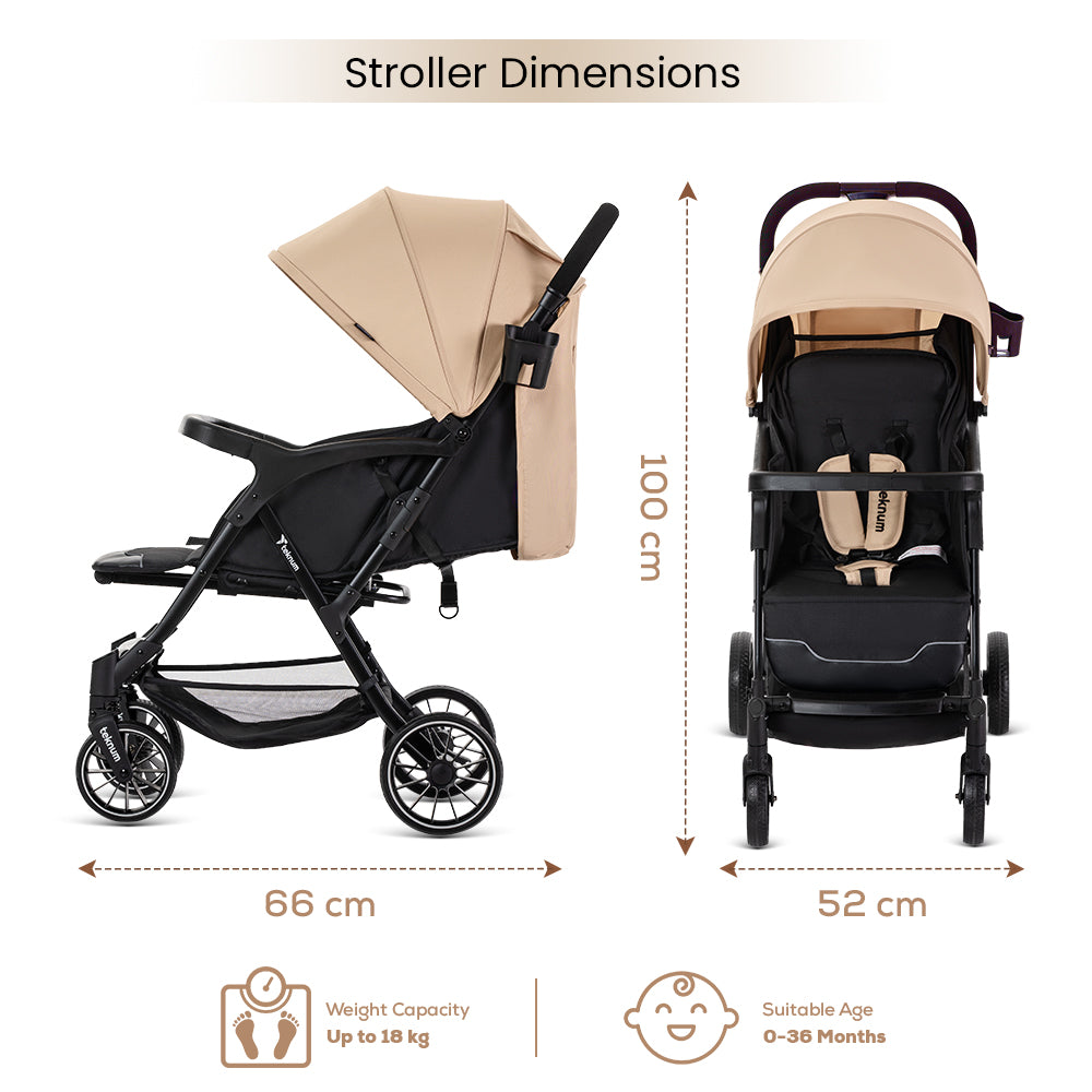 TEKNUM Stroller Flylite - Ivory