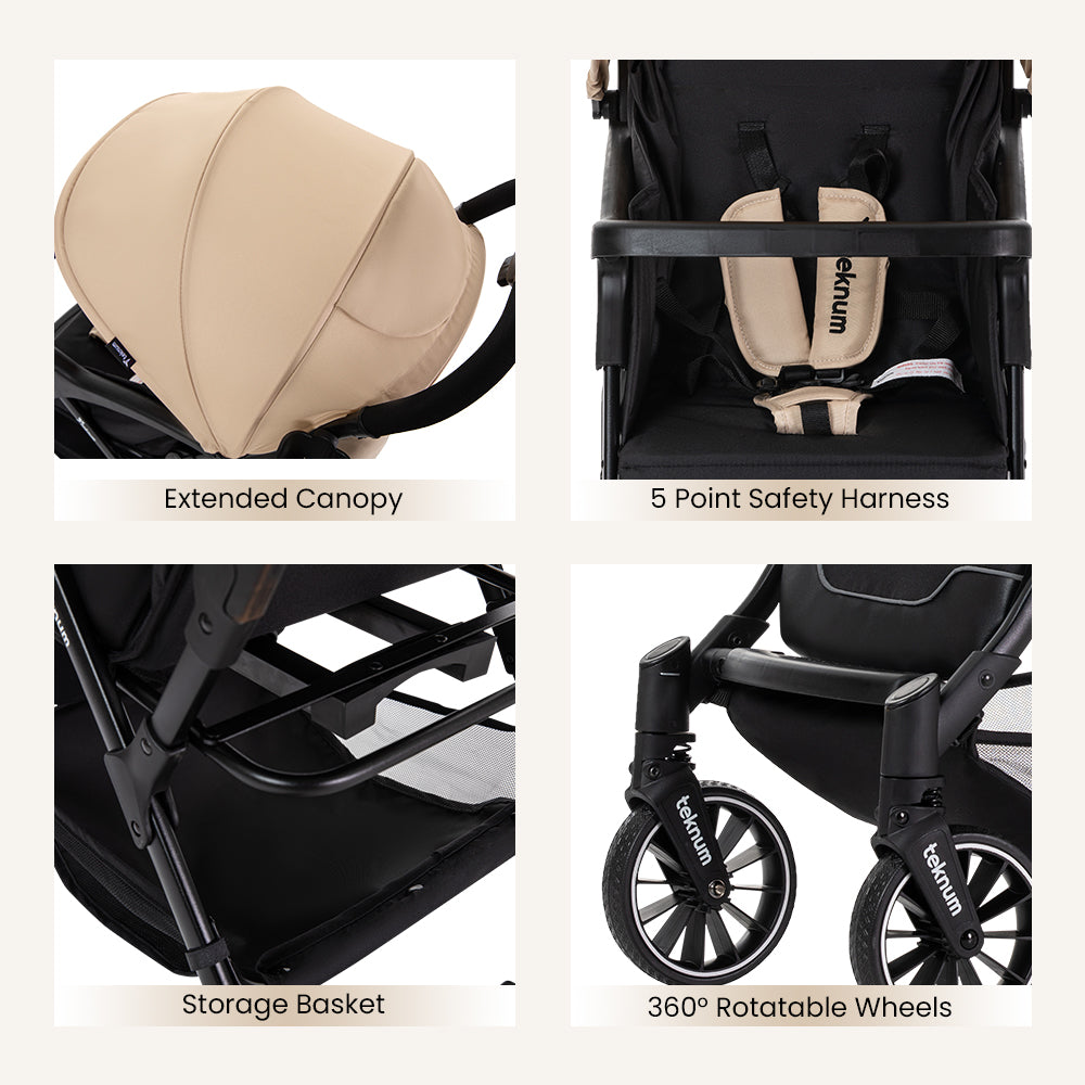 TEKNUM Stroller Flylite - Ivory