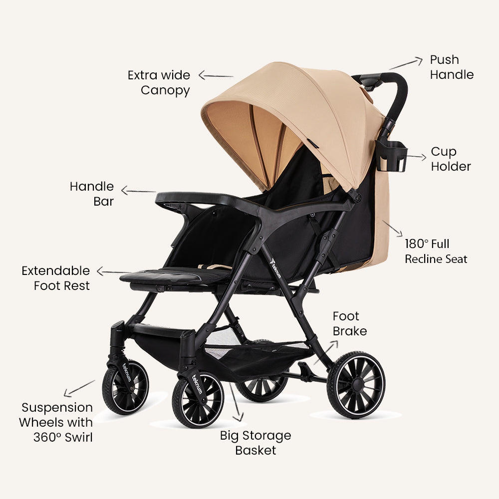 TEKNUM Stroller Flylite - Ivory