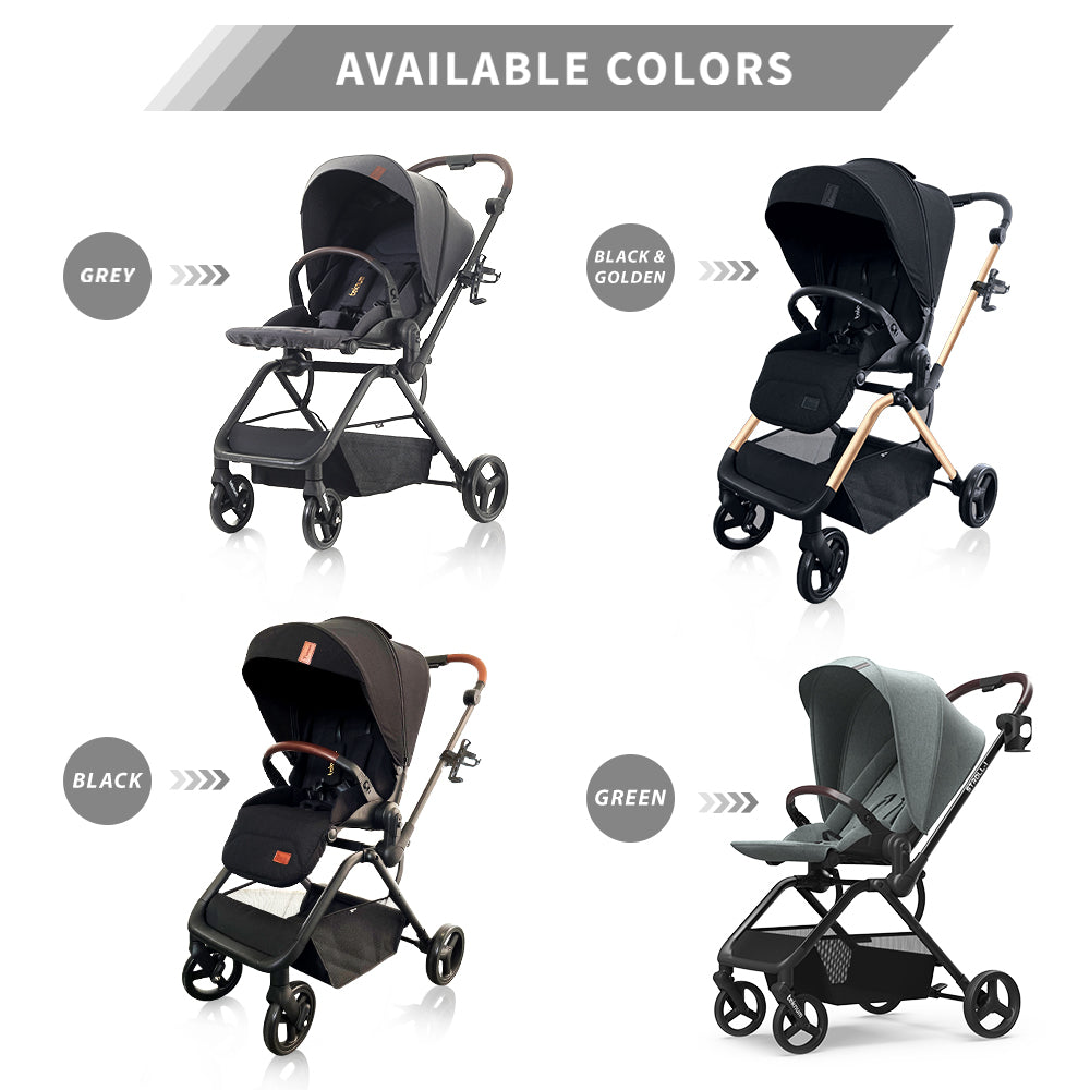 TEKNUM STROLL - 1 Reversible Travel Stroller - Gold