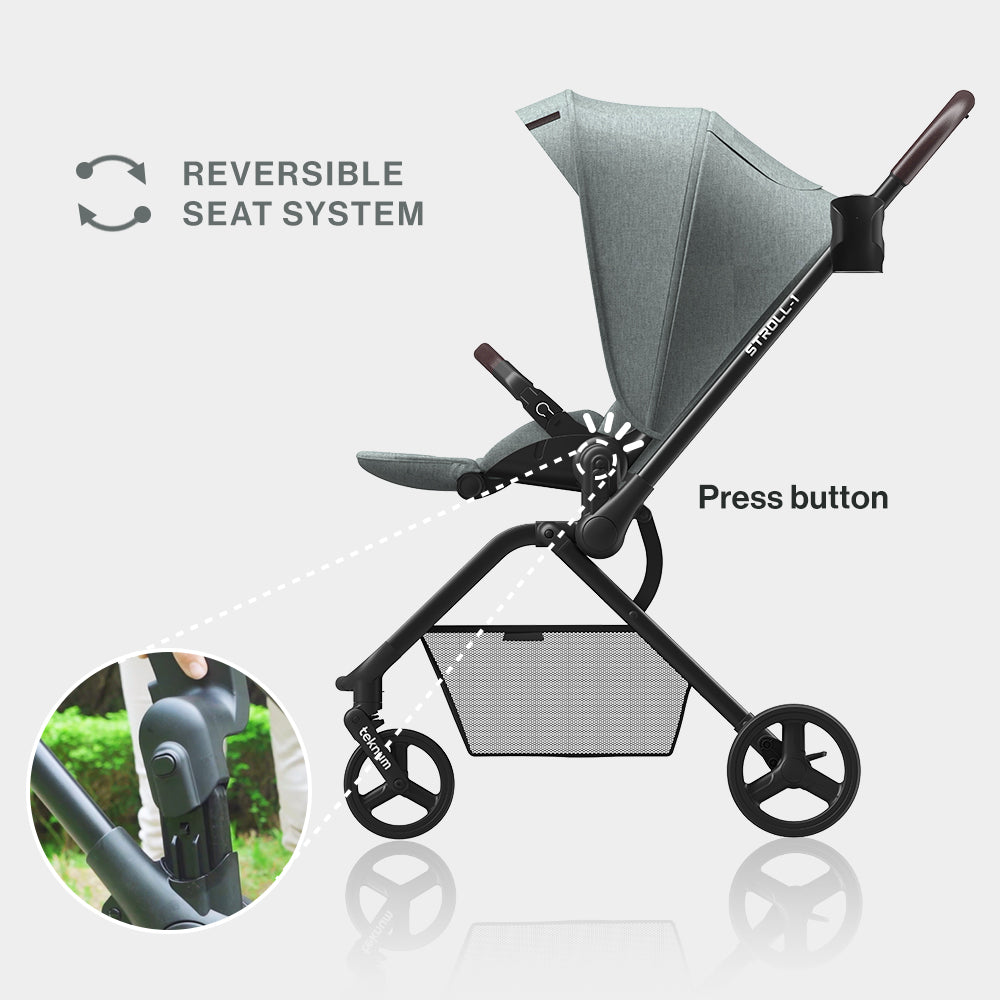 TEKNUM STROLL - 1 Reversible Travel Stroller - Olive Green