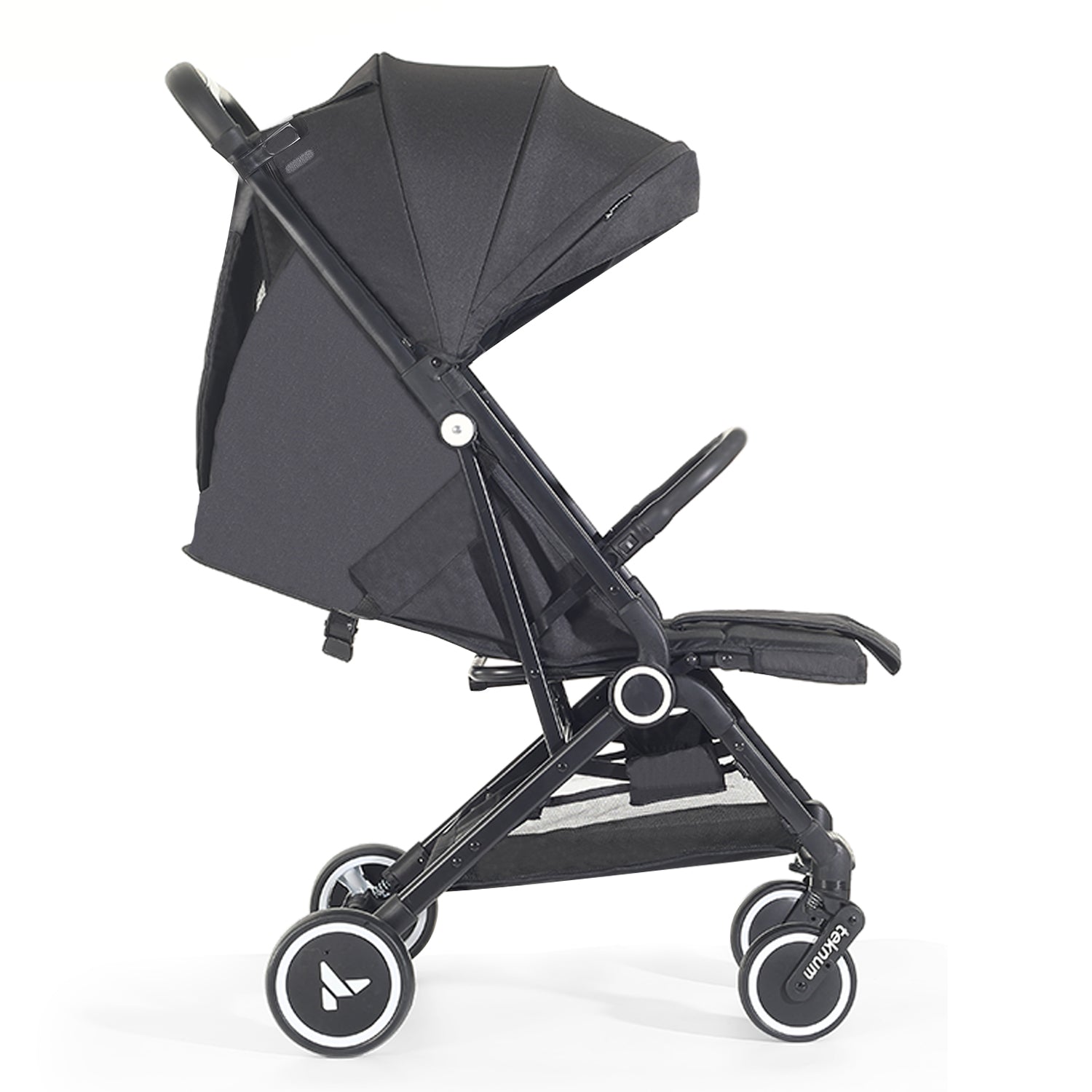 TEKNUM Travel Cabin Stroller with Coffee Cup Holder - Black