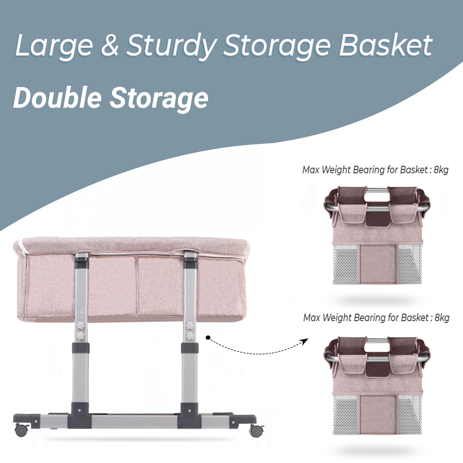TEKNUM Twin Bed Side - Fellow - Ivory