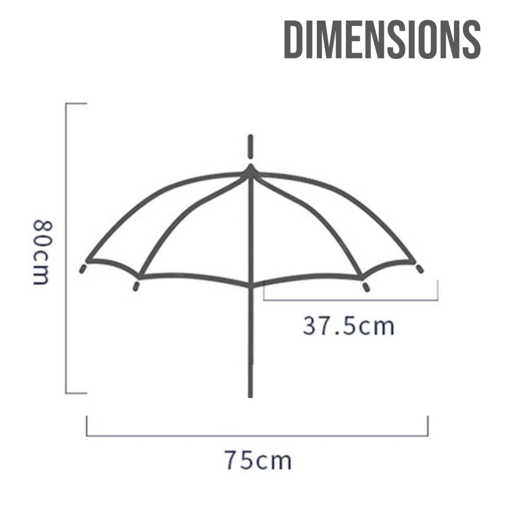 TEKNUM Universal Stroller Umbrella with Holder Clip Clamp, 360 Degree Rotatable - Green